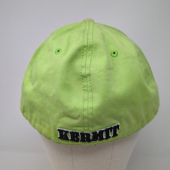 Kermit The Frog Fitted Baseball Cap Green One Size Embroidered The Muppets - Picture 6 of 10